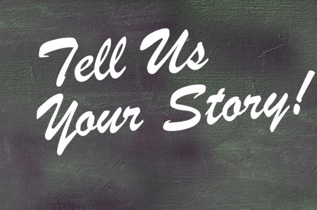 告诉我们你的故事标志